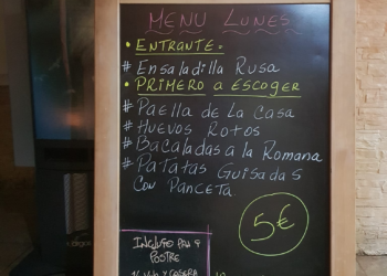 El «menú anticrisis» de cinco euros que vende esta sidrería en Gijón