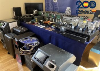 El impresionante botín del grupo criminal detenido en Avilés