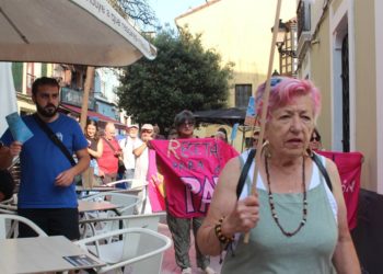 Folixa pola Paz, el ‘NO’ mayúsculo al Festival Aéreo: «La guerra no es una fiesta»