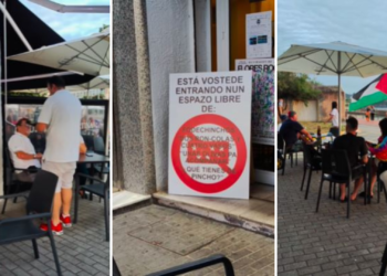 ¿Llegará a Asturias? Un bar gallego se rebela contra el turismo masivo como ‘espazo libre de fodechinchos’