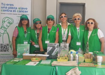 La AECC repite y crece en la FIDMA como baluarte frente al cáncer: «Cada año colabora más gente»