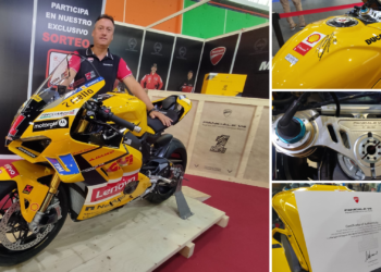 FIDMA expone el vehículo de todo un campeón mundial de motoGP: 215 caballos y más de 82.000 euros