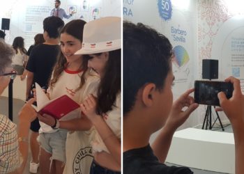 ¿Es el ‘stand’ de TotalEnergies el parque de atracciones de la FIDMA? La gran duda que el Taller de Periodismo de miGijón resuelve…