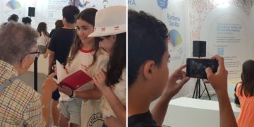 ¿Es el ‘stand’ de TotalEnergies el parque de atracciones de la FIDMA? La gran duda que el Taller de Periodismo de miGijón resuelve…