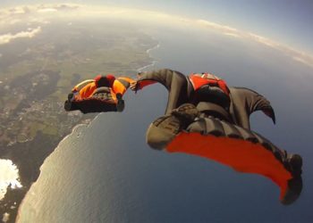 Tragedia en el Tiatordos: un hombre pierde la vida al lanzarse desde el pico con un traje con alas y un paracaídas