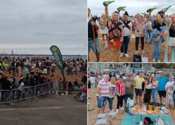 Un récord de comida, no de escanciado