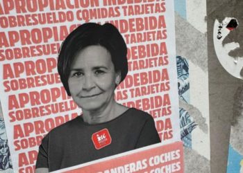 Foro denuncia la aparición de pegatinas críticas contra Moriyón bajo el logotipo de Izquierda Unida