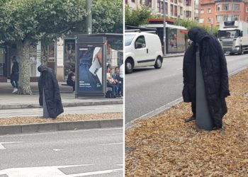 XIXONAES | ¿Un dementor escapado de ‘Harry Potter’ en pleno centro de Gijón? Casi… Pero no