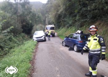 Herida grave una mujer en un accidente de tráfico en Tapia de Casariego