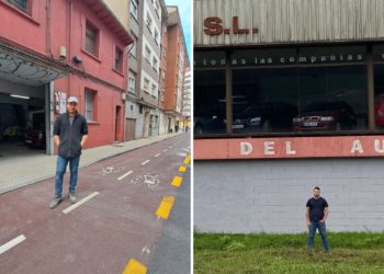Willian Machado, el mecánico al que el carril-bici expulsó de La Calzada: «Era imposible trabajar así»