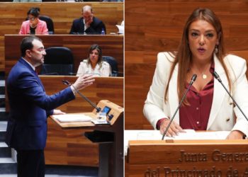 Alto voltaje entre Barbón y Carolina López en el parlamento asturiano: «Nunca hubo salario más tirado en la Junta