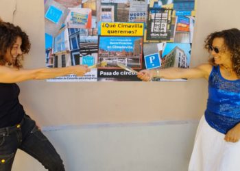 Arte urbano y reivindicación contra la gentrificación vuelven a encontrar un lienzo perfecto en Cimavilla