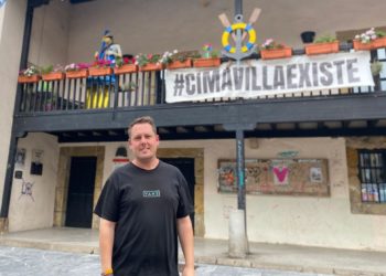 Sergio Álvarez, presidente vecinal de Cimavilla: «La gente se va del barrio porque no puede vivir»