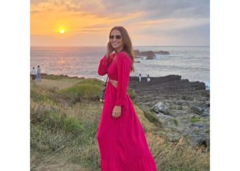 Paula Echevarría tampoco se pierde los atardeceres en Verdicio