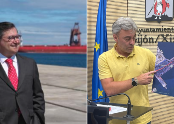 Tuero (PSOE) denuncia el «nulo compromiso» del Puerto y de la alcaldesa ante la contaminación de Gijón oeste