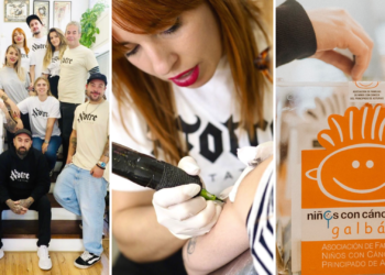 Los tatuajes solidarios de Notre Tattoo recaudan casi 5.000 euros en Gijón