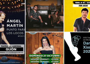 Planes | Fran Juesas, Ángel Martín, conciertos en La Montera y Savoy, Danza Xixón y más