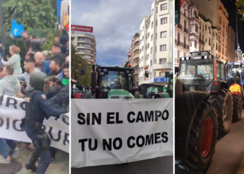 Archivada la causa penal contra cuatro ganaderos por la tractorada de febrero en Oviedo
