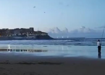 Vídeo | Momento en el que unos fuegos artificiales siembran el caos en San Lorenzo