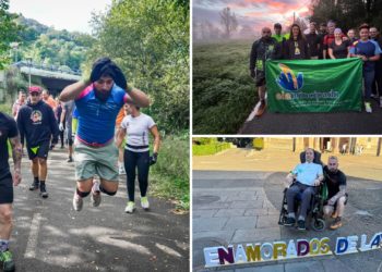 80.000 ‘burpees’ en ascensión hasta Covadonga: Fran Linares cumple con su particular desafío a la ELA