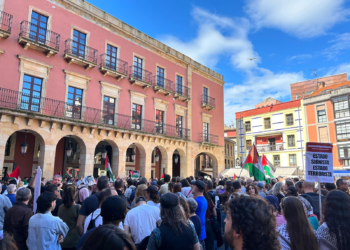 Gijón se moviliza por Palestina cuando se cumple un año del inicio de la guerra