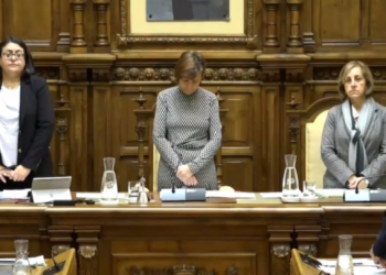 El Pleno guarda un minuto de silencio en memoria del trabajador fallecido ayer en Nuevo Roces