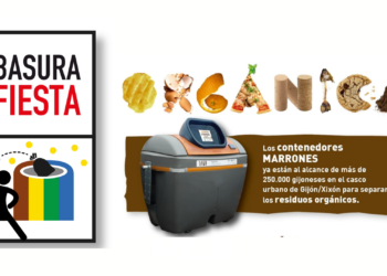 En Nochevieja, Gijón también recicla