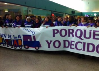 El Senado prohíbe exhibir propaganda política en la Cámara tras colgar un senador un cartel del ‘Tren de la Libertad’