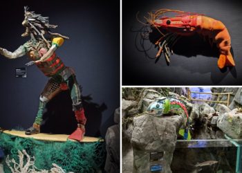 Arte con conciencia: el Acuario de Gijón inaugura ‘Criaturas Plásticas – Futuros Fósiles del Cantábrico’