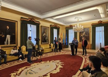 El Ayuntamiento recepciona la obra de la ecomanzana de La Calzada y aprueba el proyecto técnico de la Zona de Bajas Emisiones