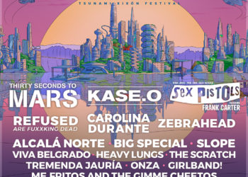 Kase.O, Carolina Durante y Alcalá Norte estarán junto a 30 Seconds To Mars y Sex Pistols en el Tsunami Xixón