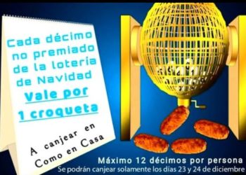 Una croqueta por cada décimo no premiado: así es la curiosa iniciativa de este establecimiento gijonés