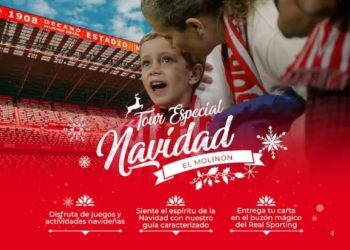 El Molinón se llena de magia con el Tour Especial Navidad del Real Sporting