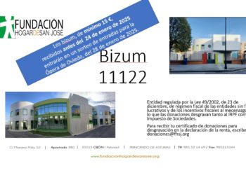 Nueva vía para colaborar con la Fundación Hogar de San José: donaciones por Bizum
