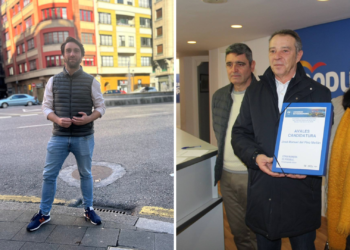 Ruiz y Del Pino, ahora únicos candidatos a presidir el Partido Popular gijonés, presentan 414 y 301 avales