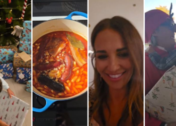 El Día de Reyes más asturiano de Paula Echevarría: fabada, regalos, sorpresas y hasta un bingo