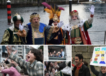GALERÍA | Las mejores fotos de la llegada de los Reyes Magos a Gijón