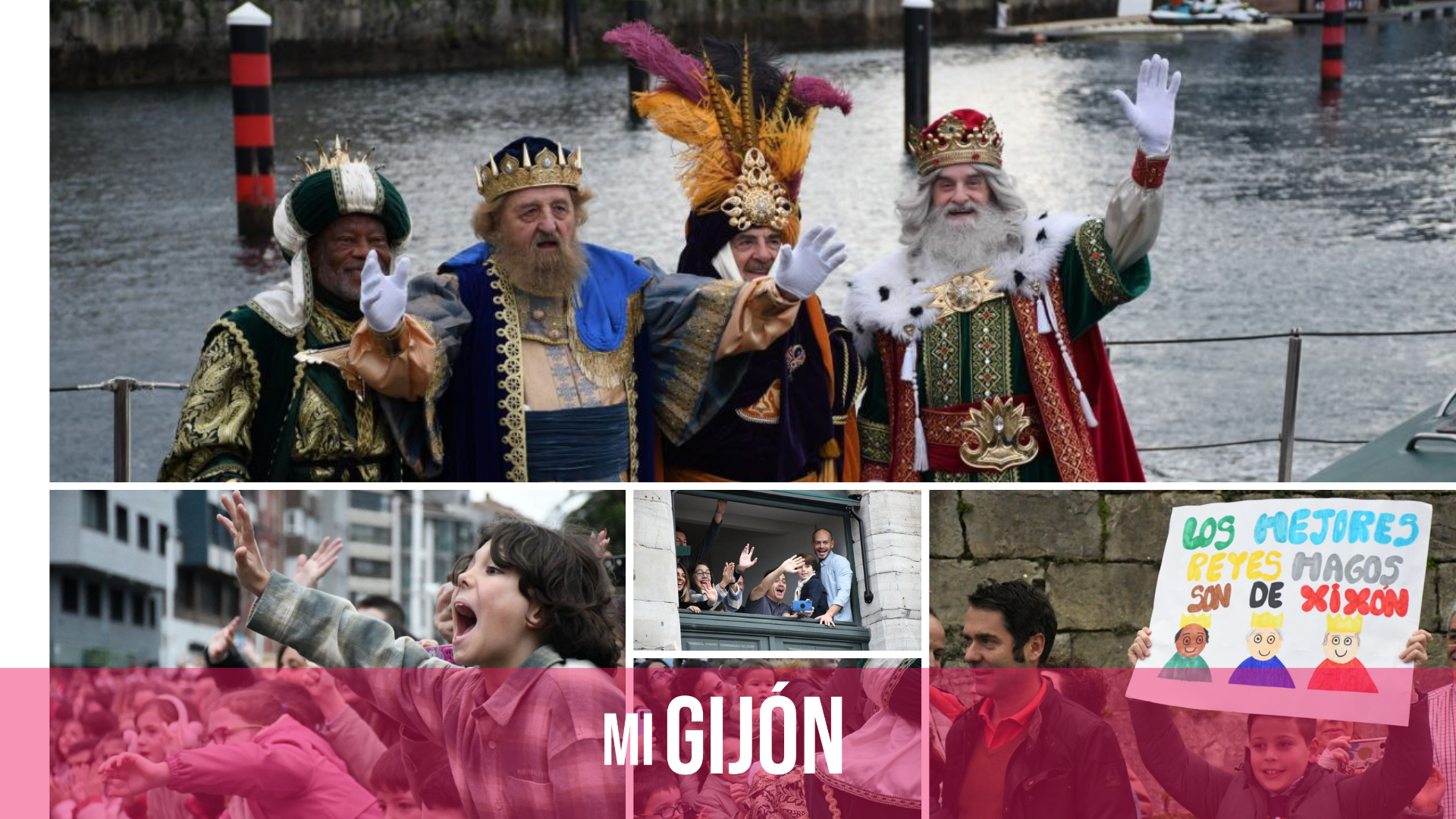 GALERÍA | Las mejores fotos de la llegada de los Reyes Magos a Gijón ...