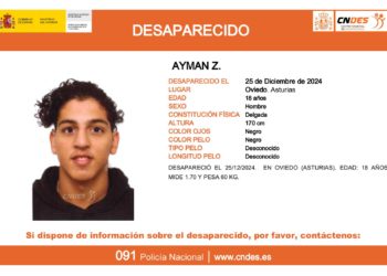 Se busca a un joven desaparecido en Oviedo hace más de un mes