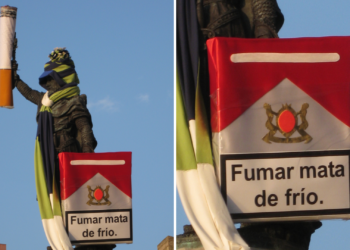 Pelayo 2011: El tabaco mata…de frío