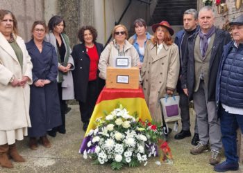 La familia recibe los restos del asturiano Baldomero Vigil-Escalera, fusilado en 1939 en Galicia