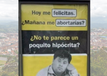 Una campaña utiliza en Oviedo el Síndrome de Down para cuestionar el derecho al aborto