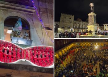 La vivienda, la sidra y el Sporting reinan en el inicio del Antroxu de un Gijón que «cada día ta más guapu»