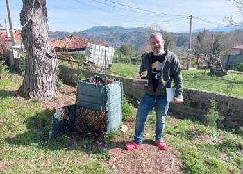 Rubén Farrona, ganador del concurso ‘Hago buen compost’ de COGERSA