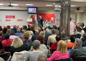 Amplio respaldo de la militancia a la gestión de Monchu García al frente del PSOE gijonés