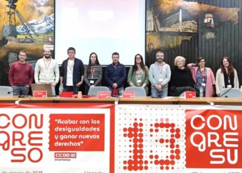 Borja Llorente, reelegido secretario general del Sindicato de Enseñanza de CCOO de Asturias