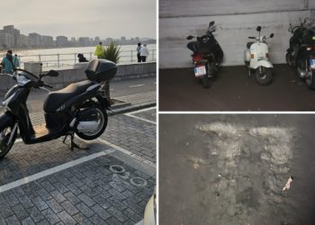 Indignación por el robo de una moto del interior de un garaje vecinal en El Bibio: «Y nosotros, sin cámaras»
