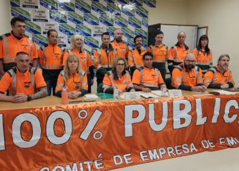 La plantilla de EMULSA se plantea «seriamente» ir a la huelga en verano si el Ayuntamiento no reactiva el diálogo