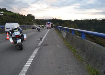 Investigan a un camionero gijonés por un accidente mortal en el viaducto de Llantones