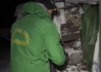 Rescatados de madrugada 5 senderistas en Somiedo que se resguardaron en una cabaña por el mal tiempo